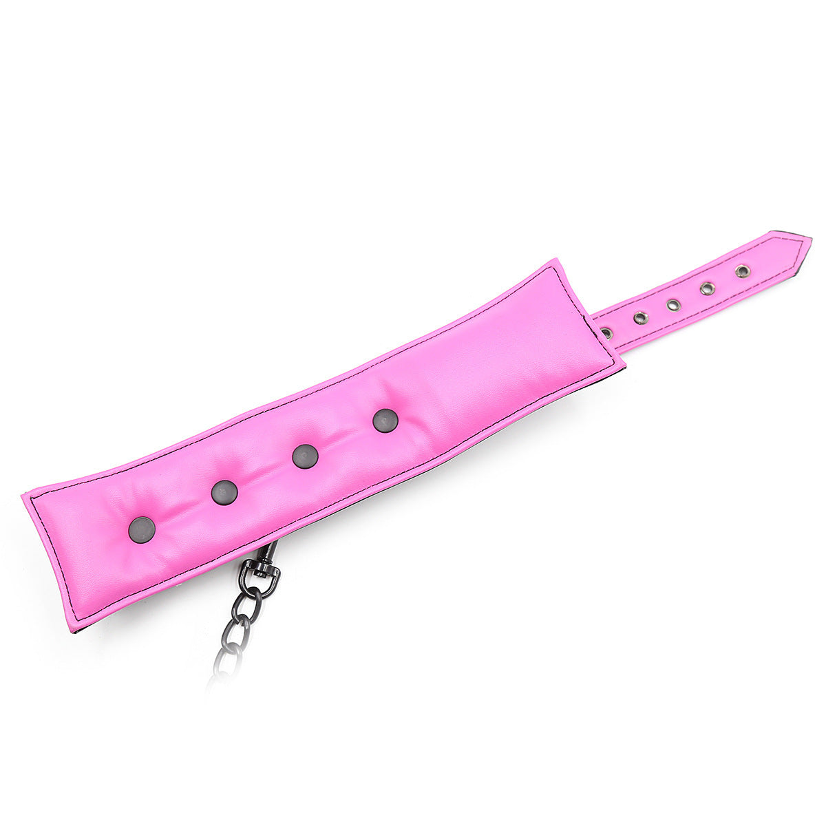 Sex Adult Supplies Binding Hand And Neck Cuff Leather Couple Alternative Training Toys Binding Buckle