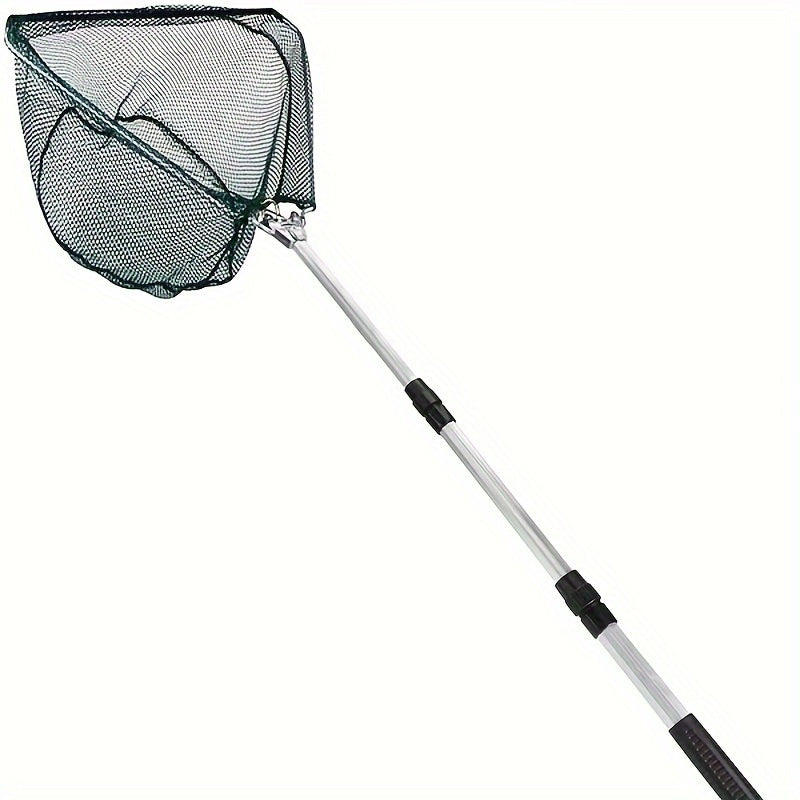 Ultra-Light Foldable Fishing Net with Telescopic Handle-4