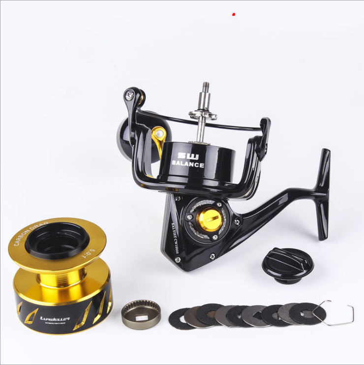 Metal Boat Fishing Wheel Spinning Trolling