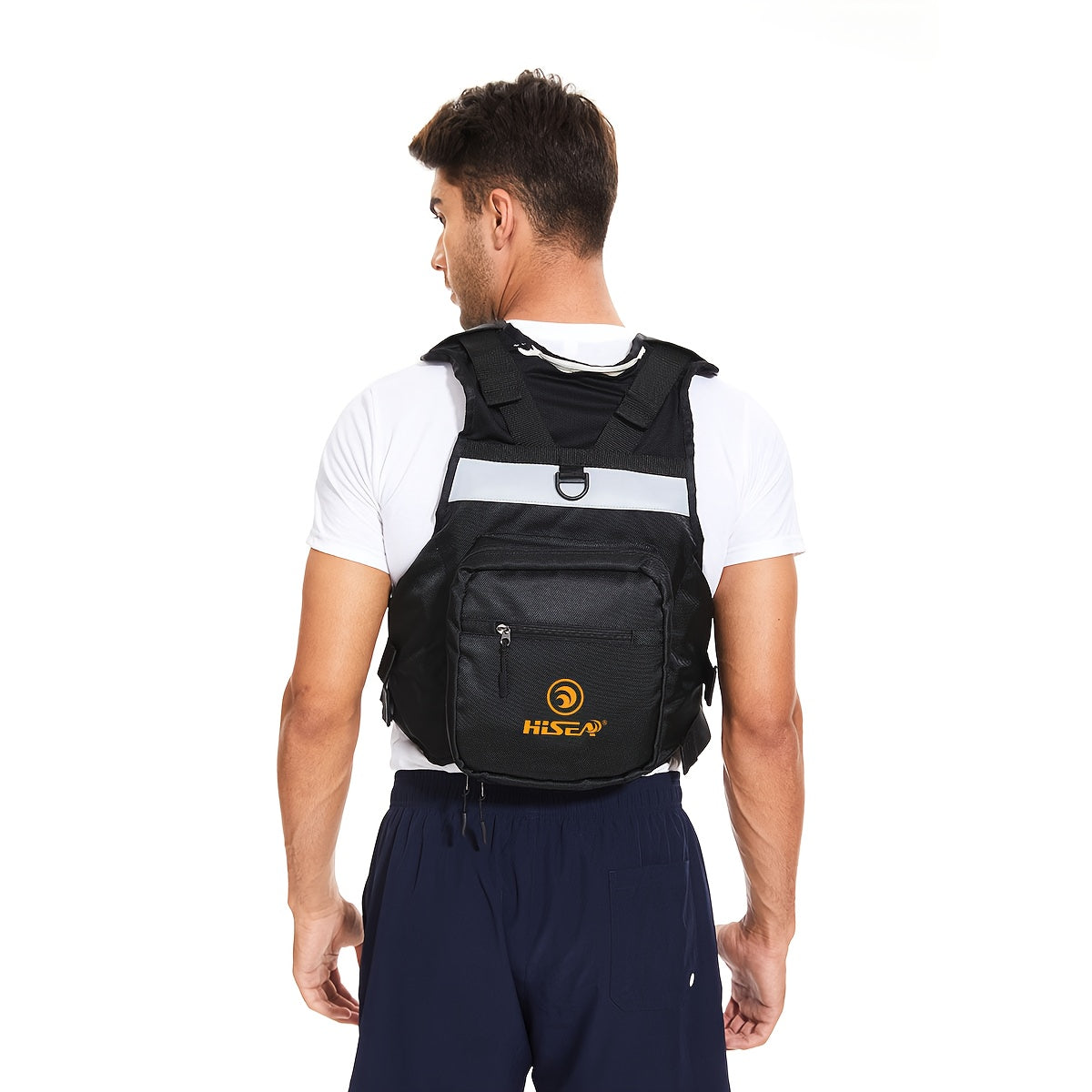 High Buoyancy Adult Life Jacket Black-2