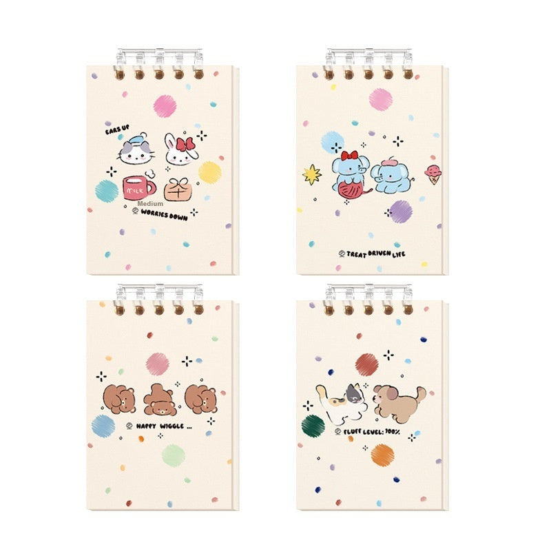A7 Small Notebook Flip-up Portable Journal Book Pocket Simple Notepad