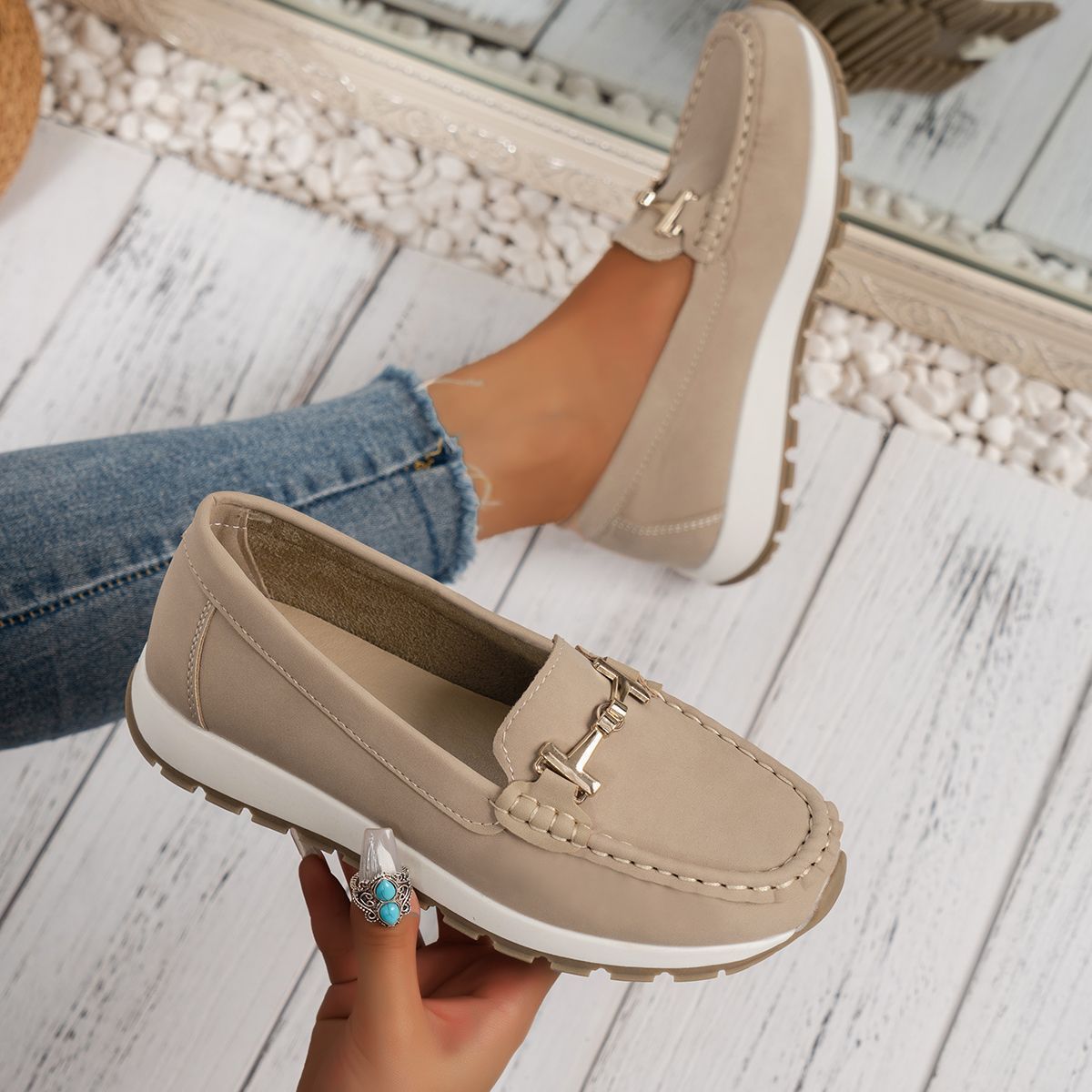 Women's Non-slip Soft Bottom Loafers Casual Pumps