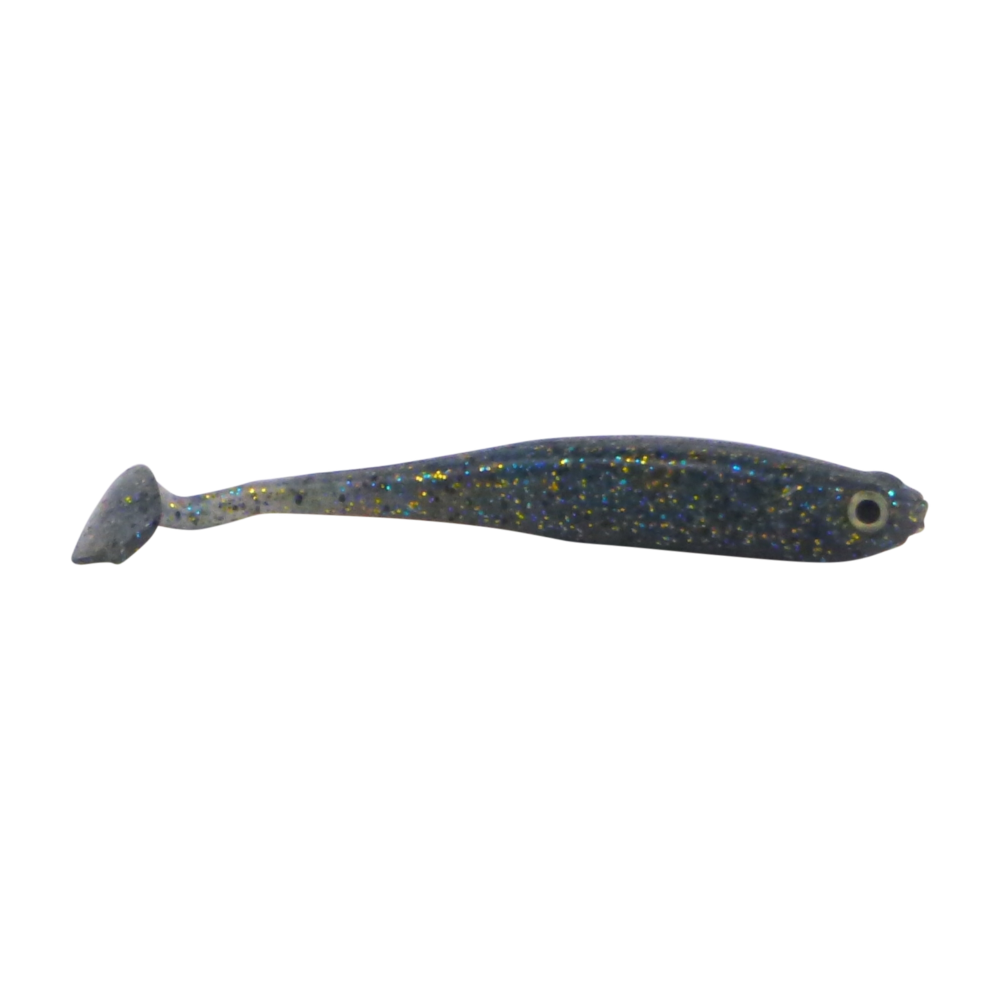 Swimerz Soft Shad 100mm Paddle Tail lure, Blue Gold Fleck, 6 pack-0