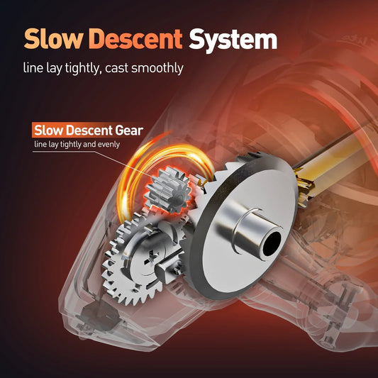 4000 Series Light Spinning Reel 6kg Max Drag Red-1