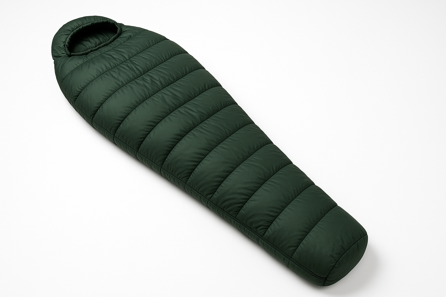 Professional mummy sleeping bag product shot