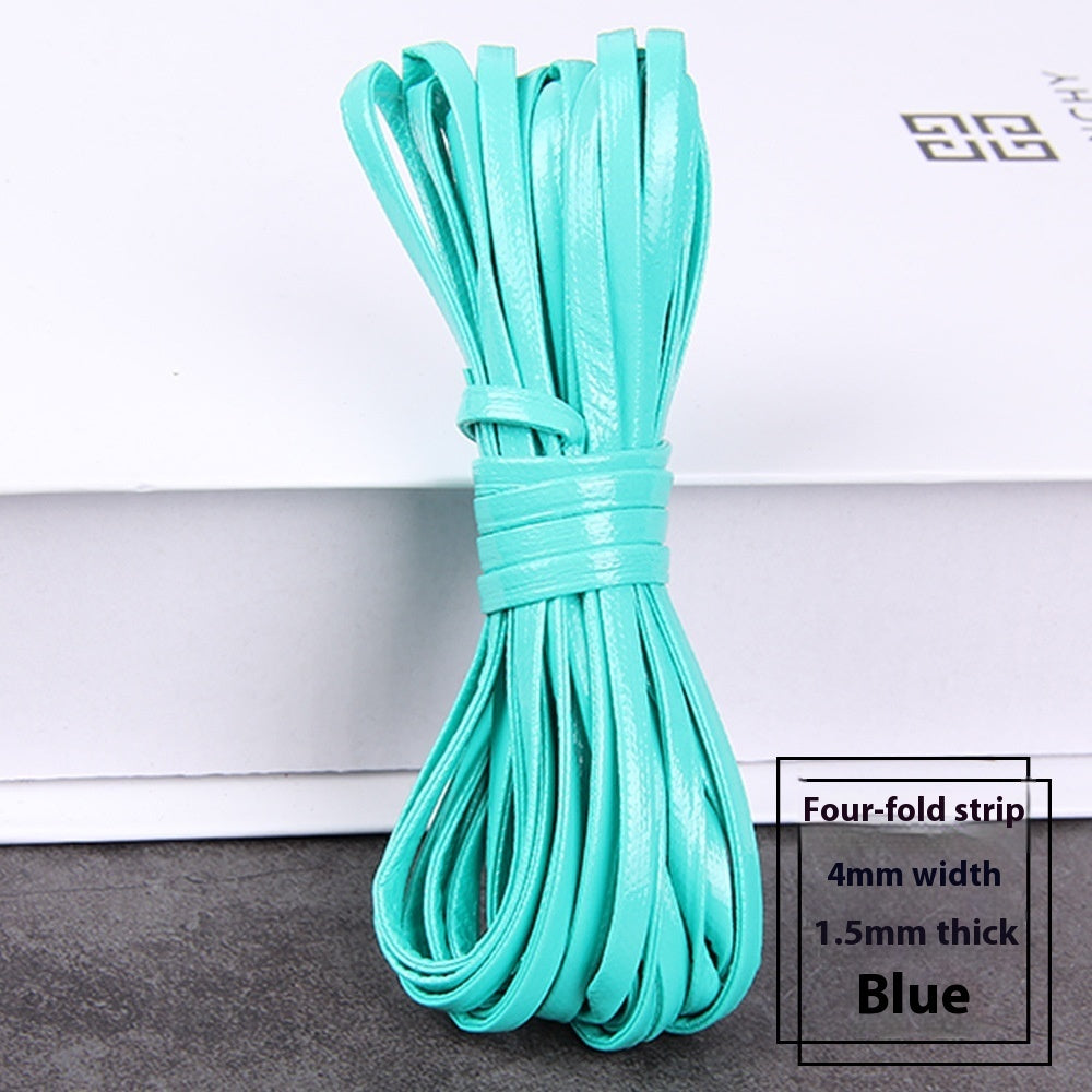 PU Four-layer Layering Soft Leather Woven Leather String