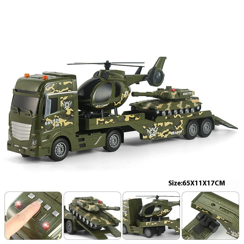 Oversized Military Vehicle Children's Toy Vehicle Tank Transport Vehicle Engineering Vehicle