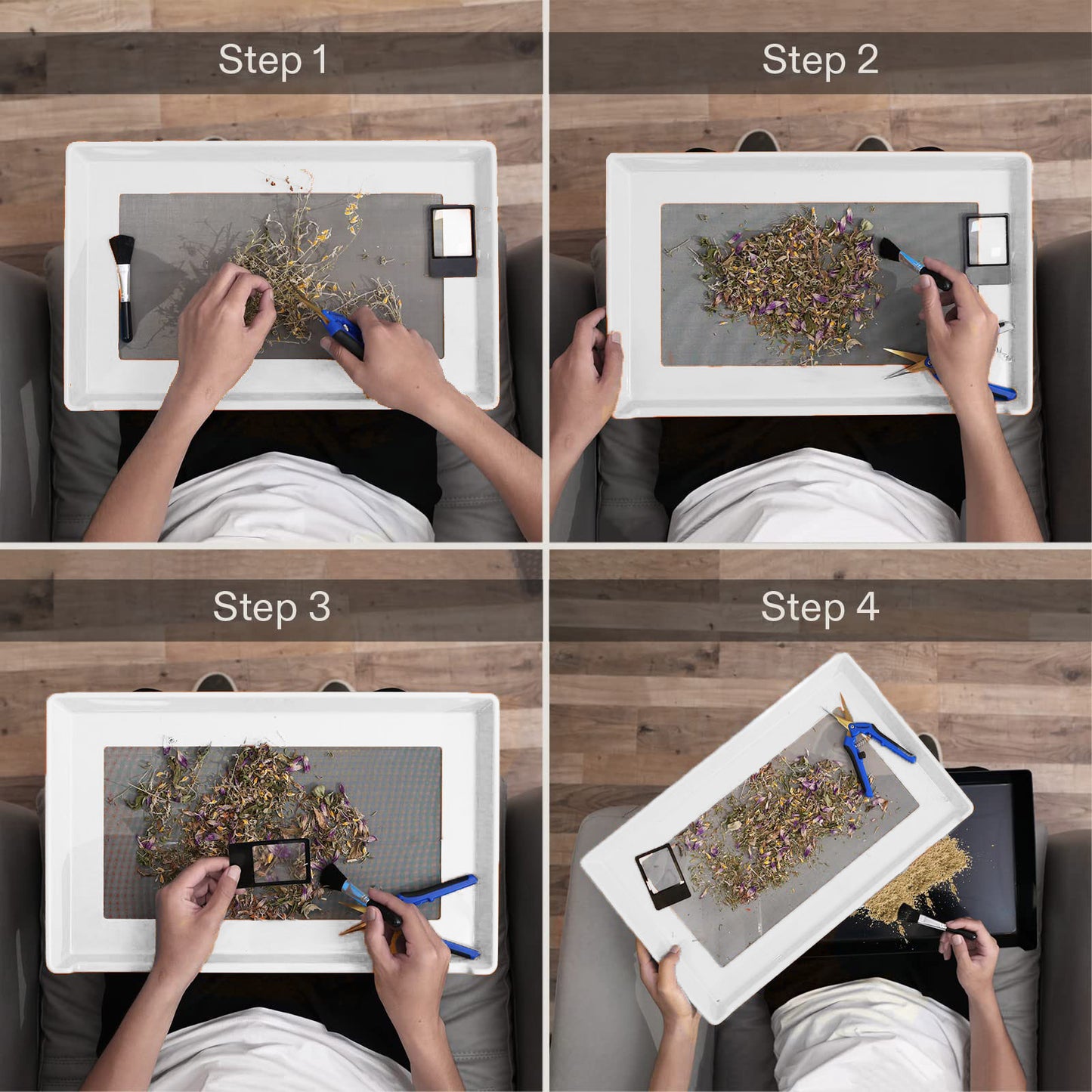 Garden Special Shallow Cut Flower Plate Pollen  Tray