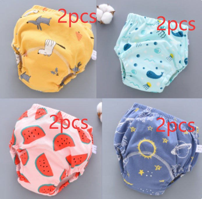 Baby Training Pants Washable 6-layer Gauze Diaper Cover