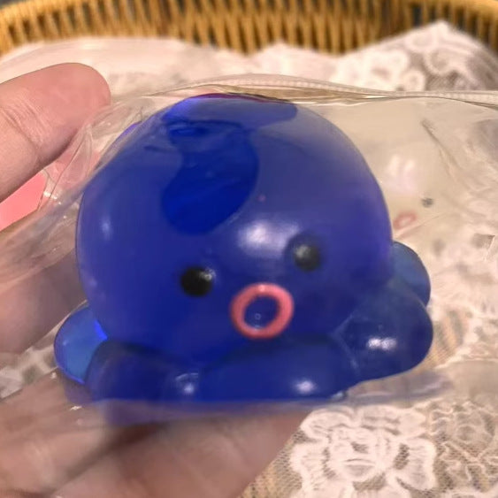 Dopamine Rainbow Kitten Cheese Squeezing Toy Silicone Slow Rebound Decompression