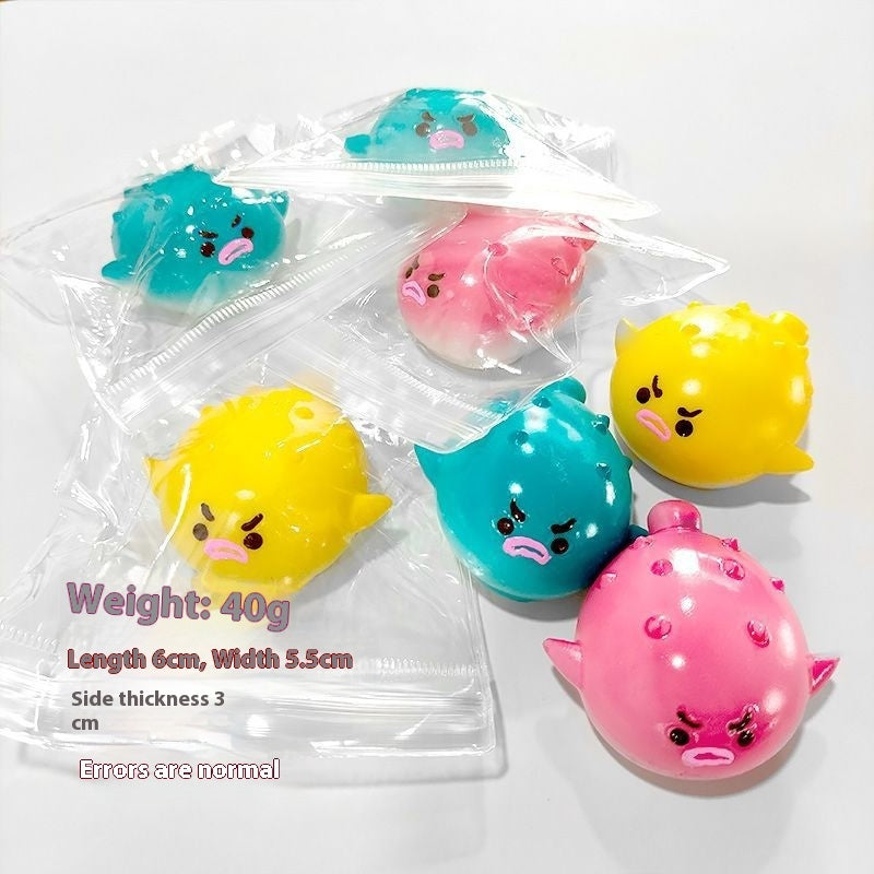 Dopamine Rainbow Kitten Cheese Squeezing Toy Silicone Slow Rebound Decompression