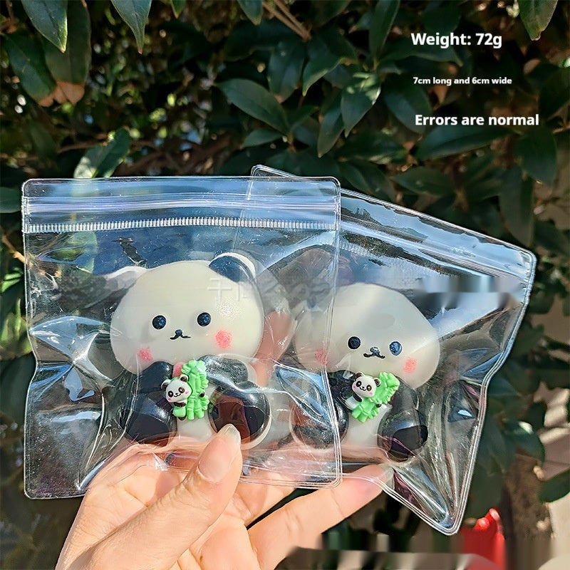 Dopamine Rainbow Kitten Cheese Squeezing Toy Silicone Slow Rebound Decompression