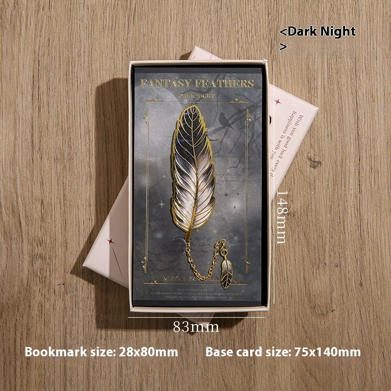 Classical Chinese Style Cultural And Creative Feather Bookmark