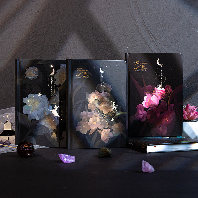 Color Illustration Inside P Age Notebook Luminous Cover Diary Book Journal A5 Scrapbook Cute Student Gift