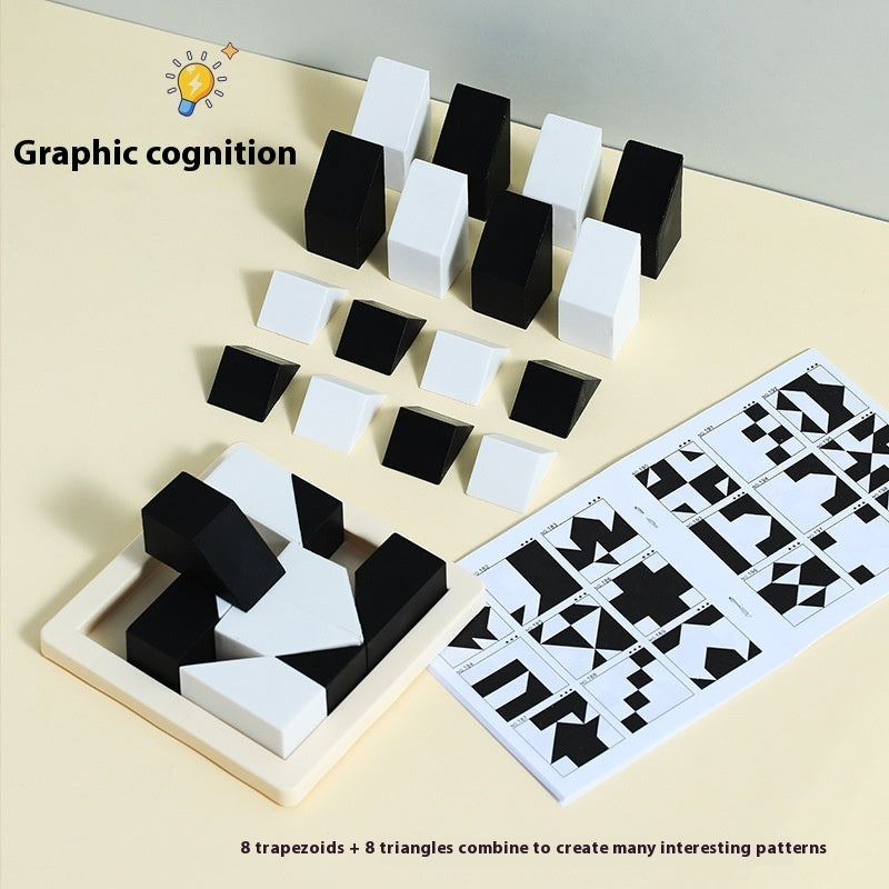 Children's Logical Thinking Training Hidden Building Blocks Puzzle Educational Toys