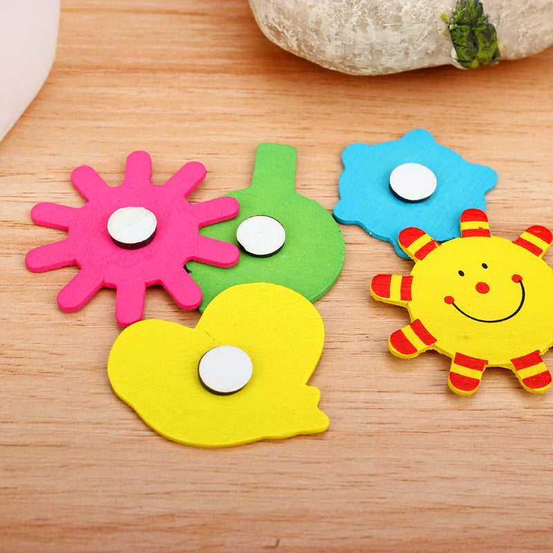 Small Animal Wooden Refrigerator Magnet