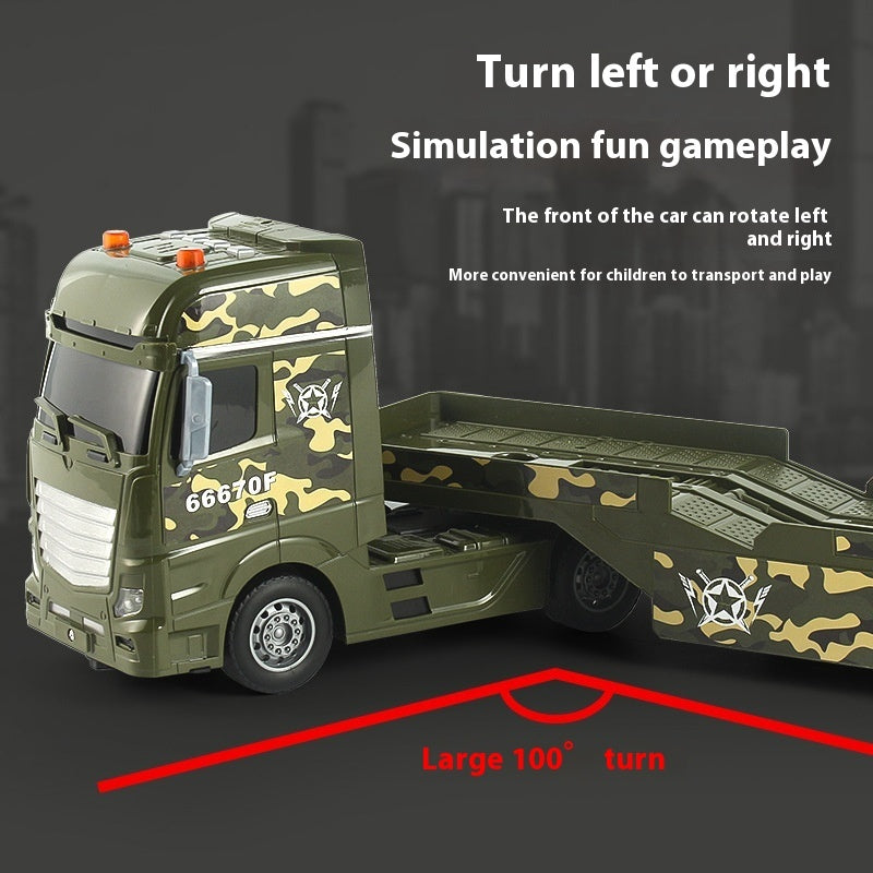 Oversized Military Vehicle Children's Toy Vehicle Tank Transport Vehicle Engineering Vehicle
