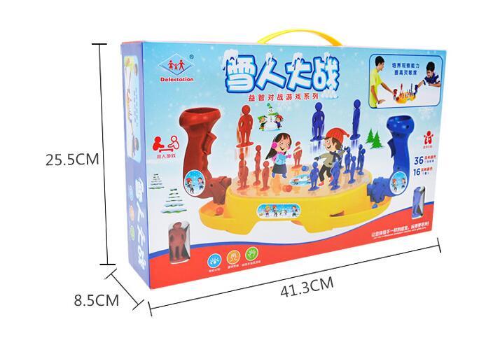 Parent-child interactive snowman toy