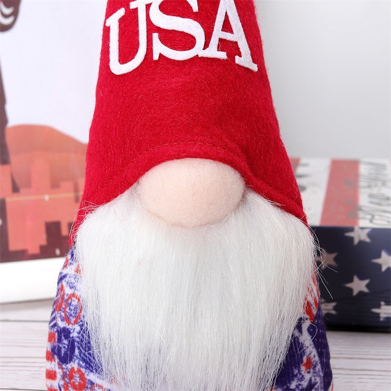 Independence Day Faceless Doll American National Day Doll