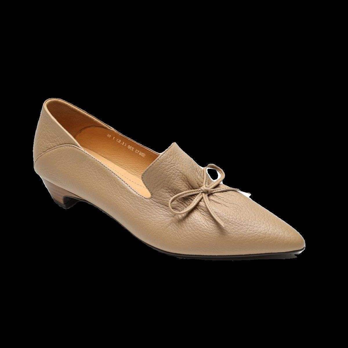 Women's Low Heel Soft Surface Pointed Toe Shoes