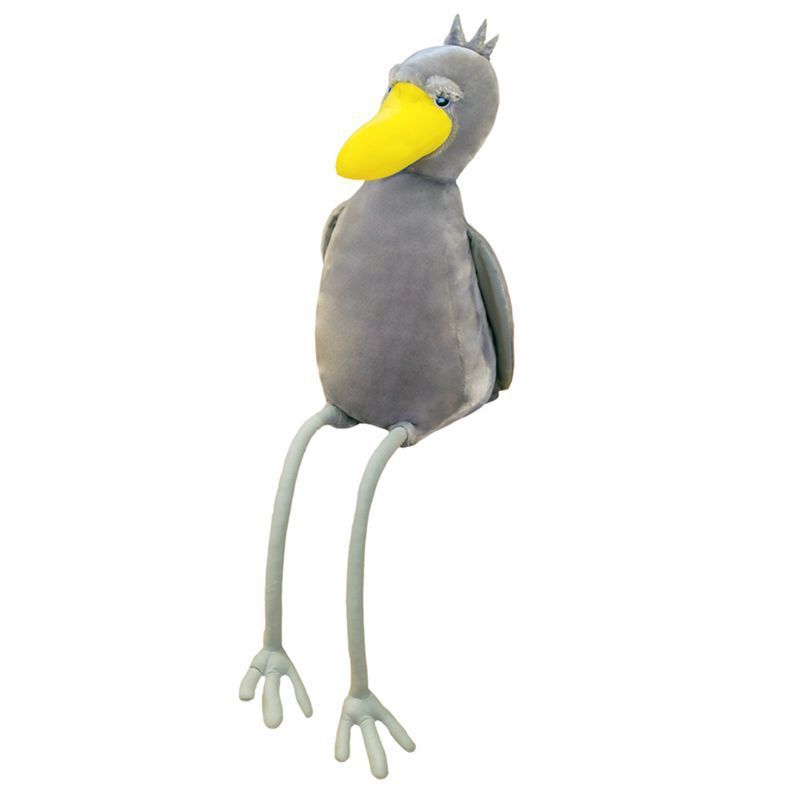 Grey Stork Bird Soft Stuffed Plush Toy
