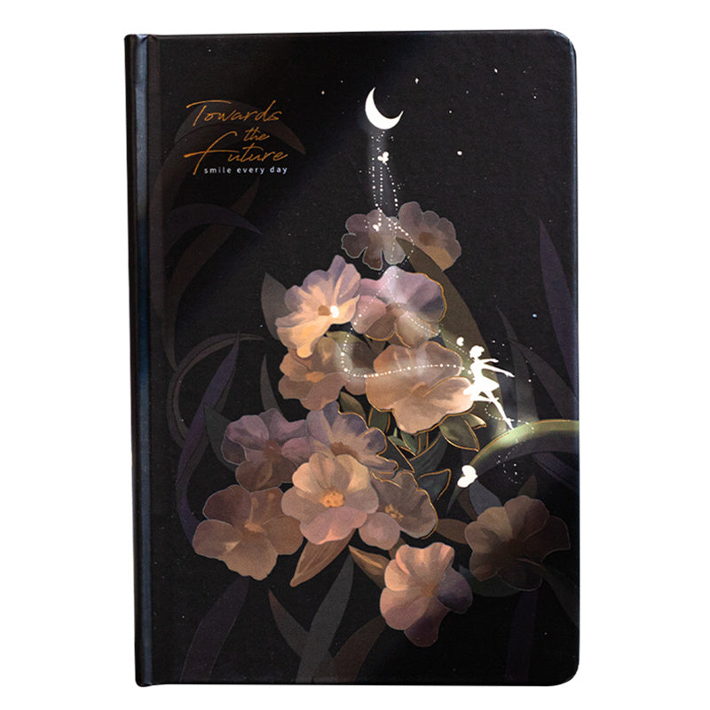 Color Illustration Inside P Age Notebook Luminous Cover Diary Book Journal A5 Scrapbook Cute Student Gift