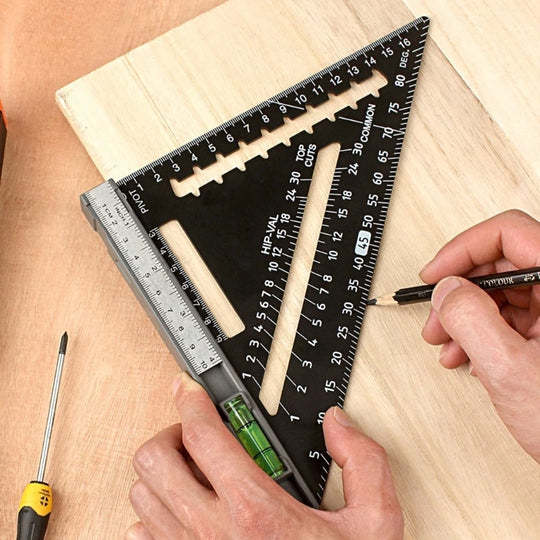 Household Detachable Woodworking Aluminum Alloy Triangle Board