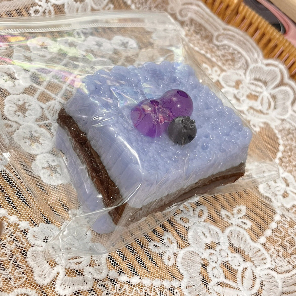 Dopamine Rainbow Kitten Cheese Squeezing Toy Silicone Slow Rebound Decompression