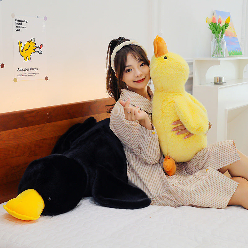 Cute Doll Little Yellow Duck Sleeping Pillow To Sleep