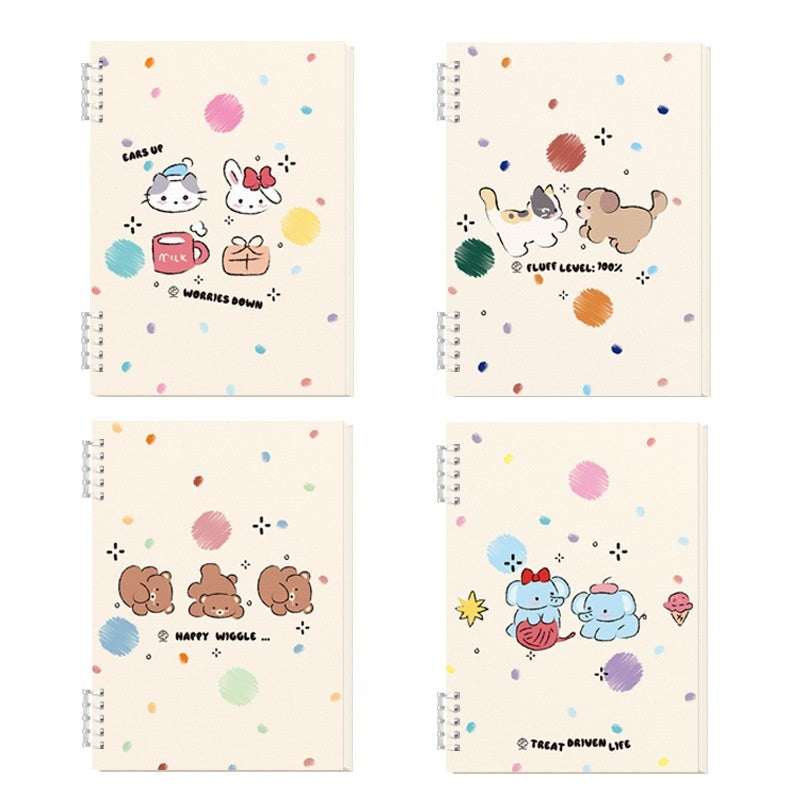 A5 Thickened Loose-leaf Notebook Detachable Coil Cute Book Student Only
