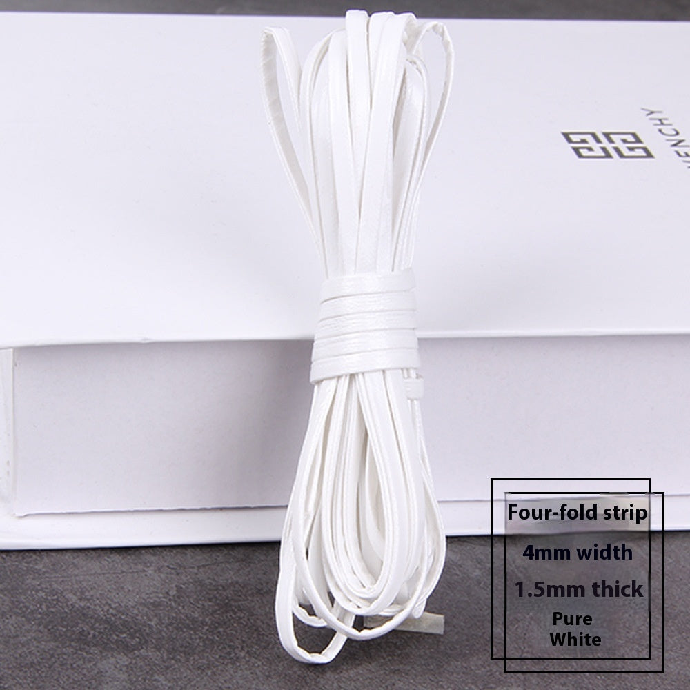 PU Four-layer Layering Soft Leather Woven Leather String