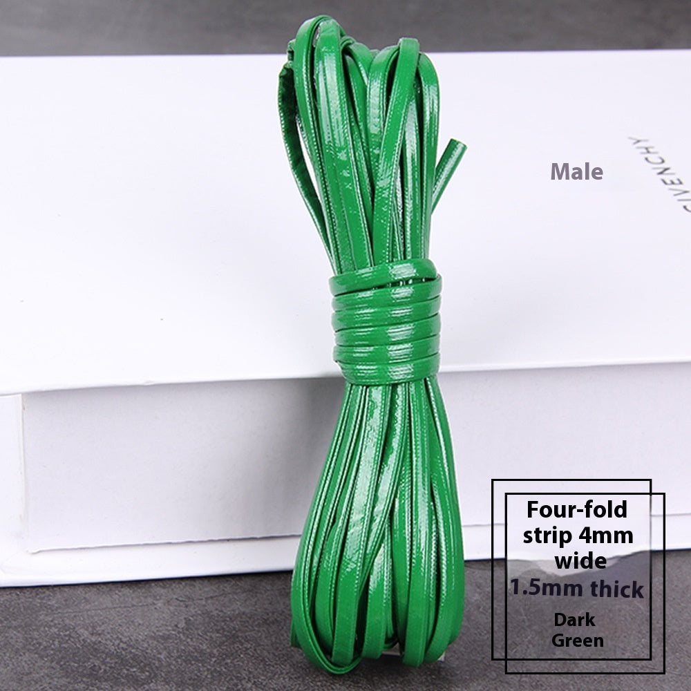 PU Four-layer Layering Soft Leather Woven Leather String