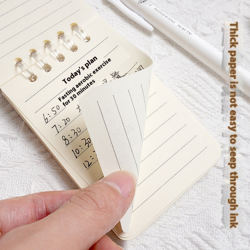 A7 Small Notebook Flip-up Portable Journal Book Pocket Simple Notepad