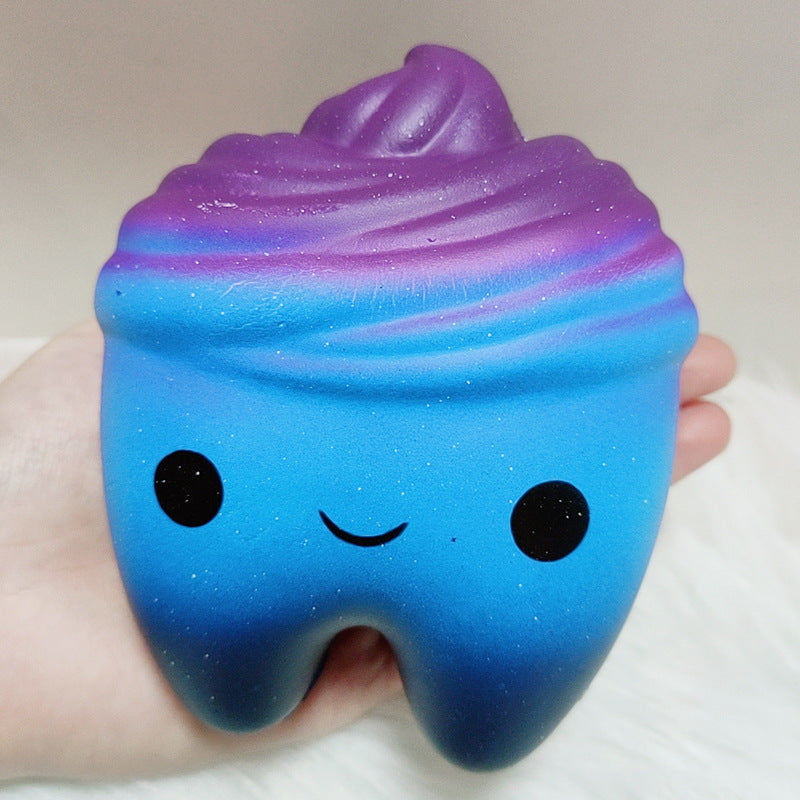 Slow Rebound Scented Toy Cute Starry Sky Teeth Kids Stress Relief Toys