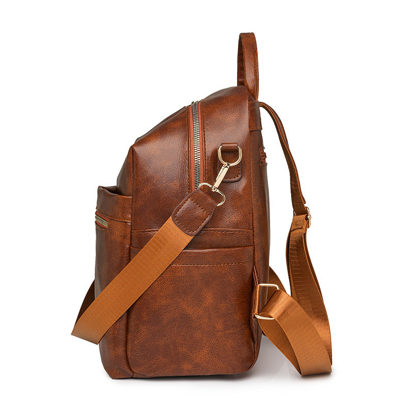 PU Backpack Travel Large Capacity