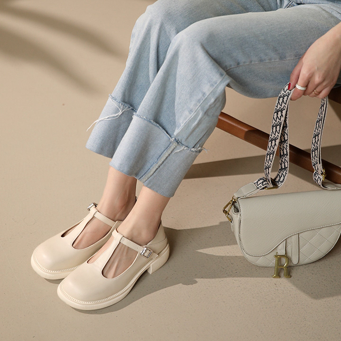 Mary Jane Women's Shoes Spring And Summer Shallow Mouth