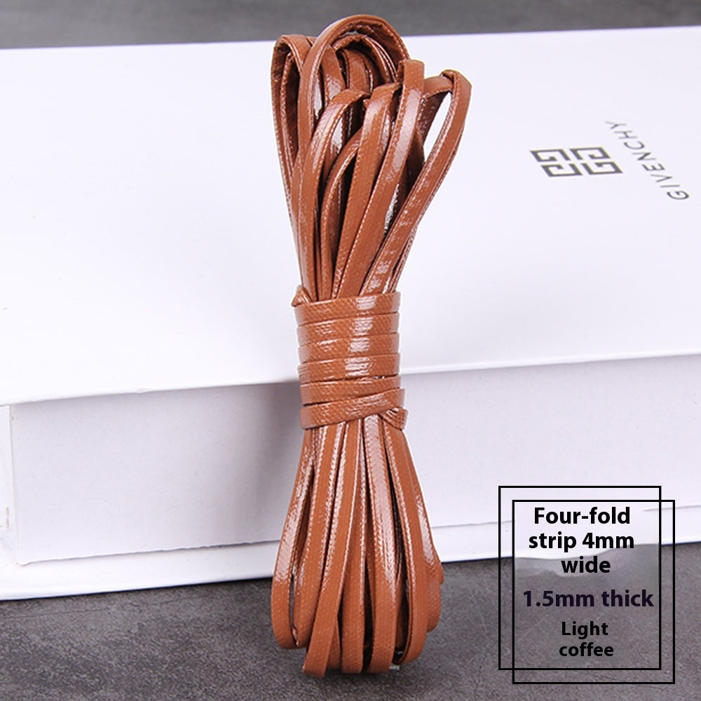 PU Four-layer Layering Soft Leather Woven Leather String