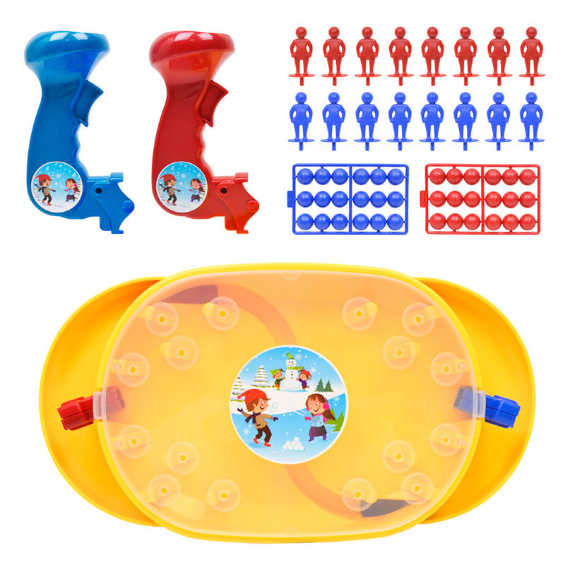 Parent-child interactive snowman toy