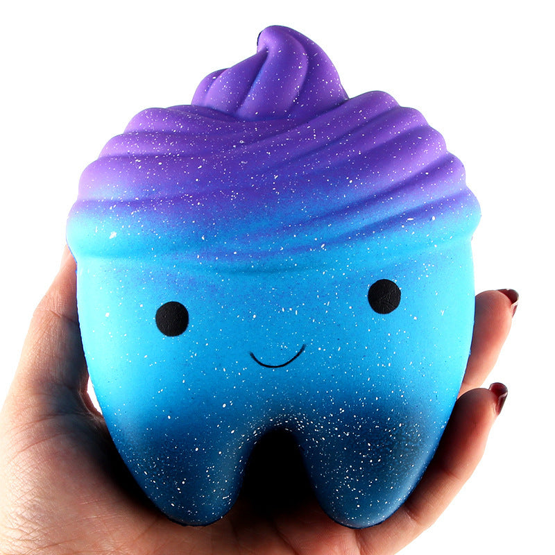 Slow Rebound Scented Toy Cute Starry Sky Teeth Kids Stress Relief Toys