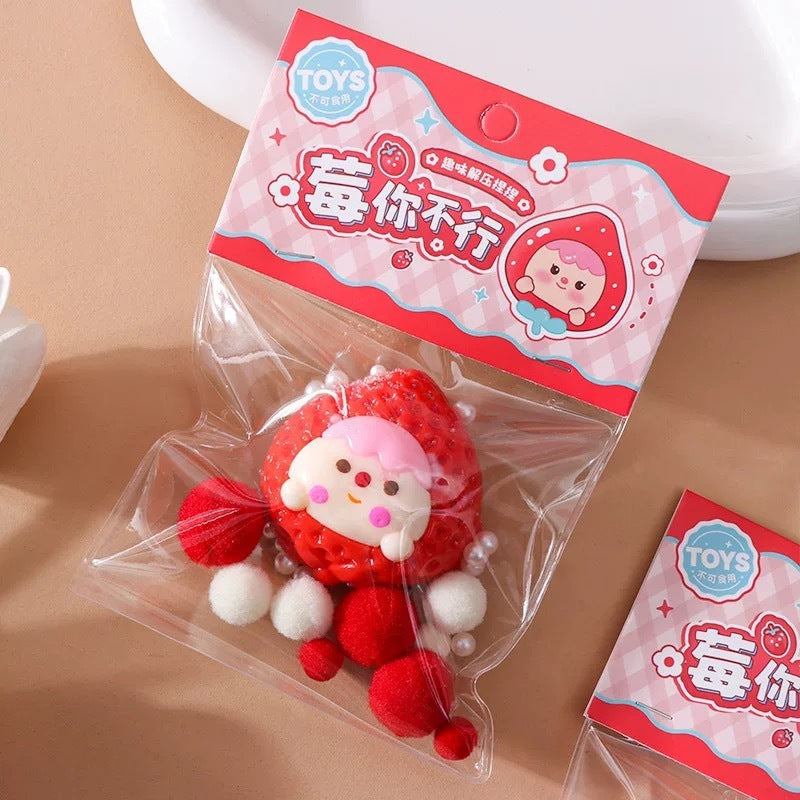 Dopamine Rainbow Kitten Cheese Squeezing Toy Silicone Slow Rebound Decompression