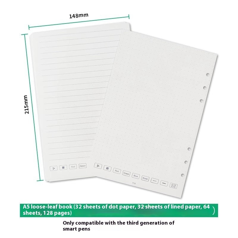 Loose Spiral Notebook Filling Paper