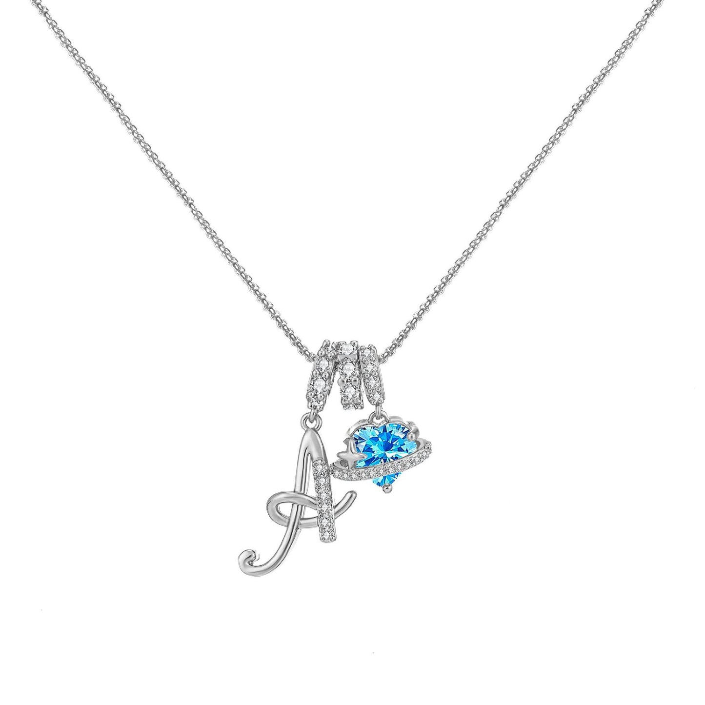 Dopamine 26 English Letter Necklace Copper