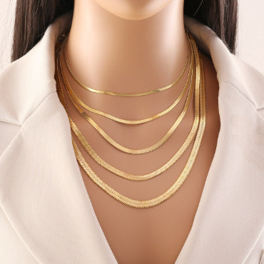 Snake Chain Fashion Stainless Steel Clavicle Chain