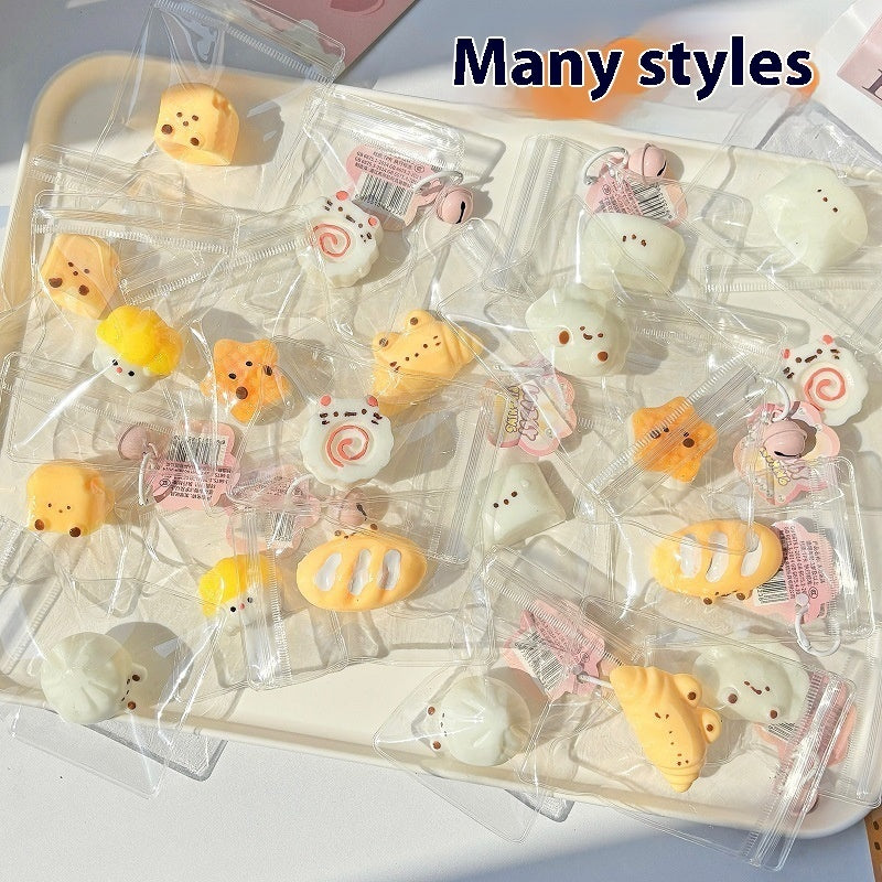 Dopamine Rainbow Kitten Cheese Squeezing Toy Silicone Slow Rebound Decompression