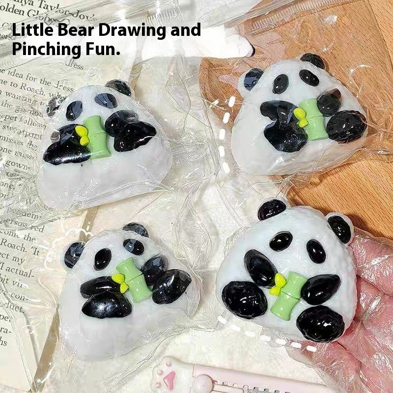 Dopamine Rainbow Kitten Cheese Squeezing Toy Silicone Slow Rebound Decompression