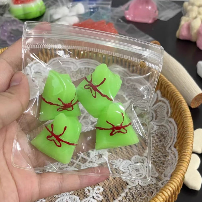 Dopamine Rainbow Kitten Cheese Squeezing Toy Silicone Slow Rebound Decompression