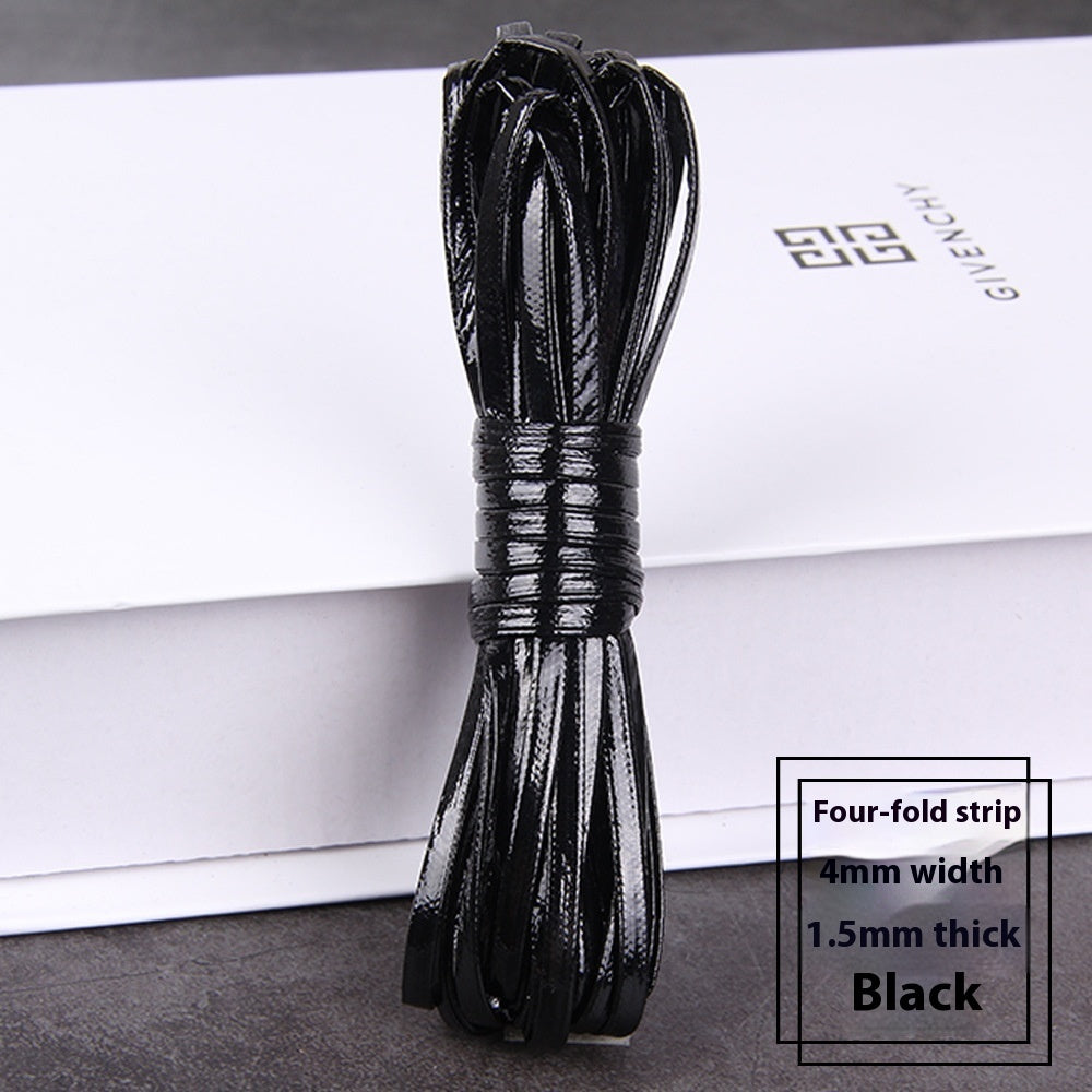 PU Four-layer Layering Soft Leather Woven Leather String
