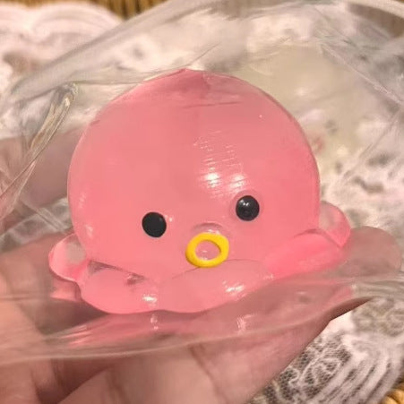 Dopamine Rainbow Kitten Cheese Squeezing Toy Silicone Slow Rebound Decompression