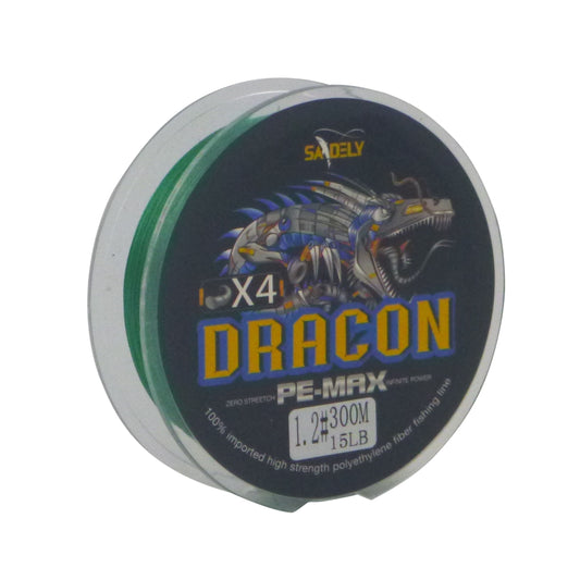 Samdely Dracon X4 Braid, Dark Green, #1.2, 15lb, 300Mtr-0
