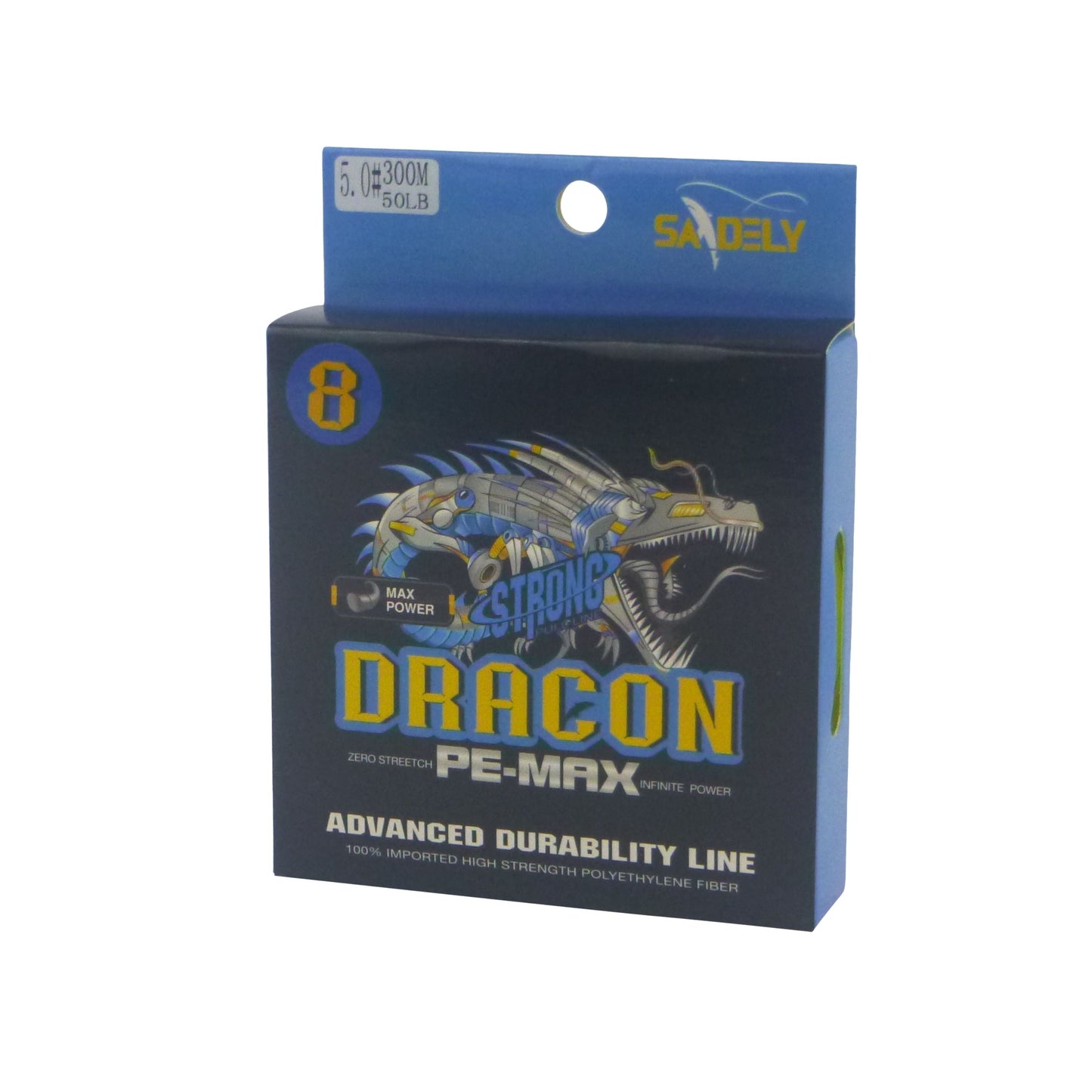 Samdely Dracon X8 Braid, Yellow, #1.0, 15lb, 300Mtr-1